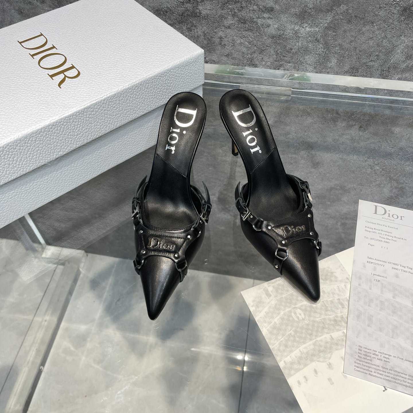 Dior Black Leather Pump - DopestKickz
