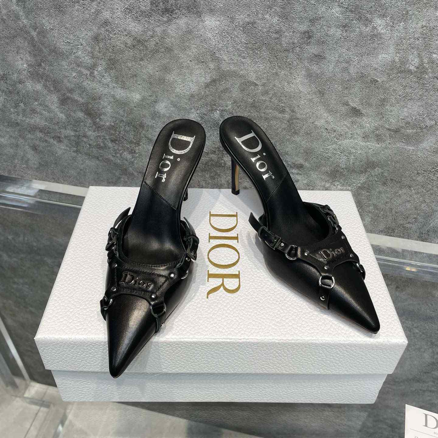Dior Black Leather Pump - DopestKickz