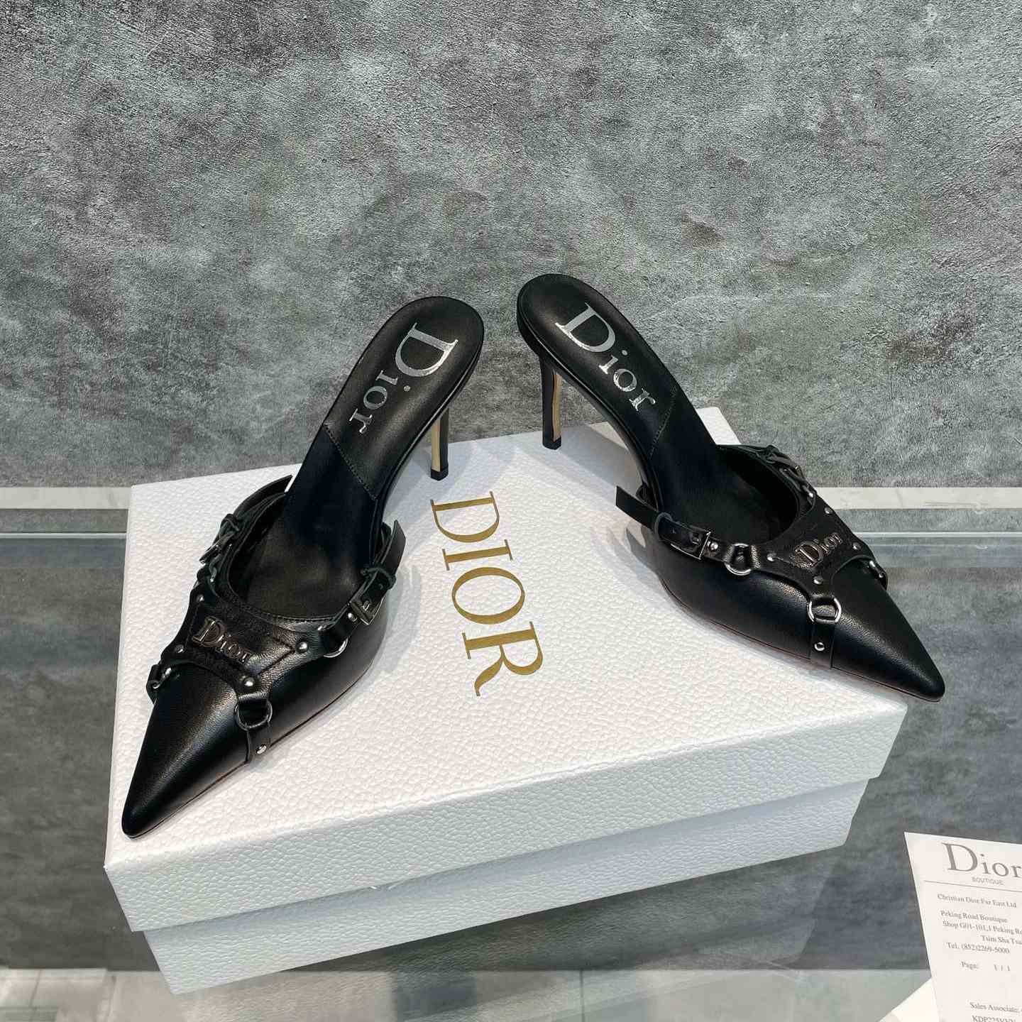Dior Black Leather Pump - DopestKickz