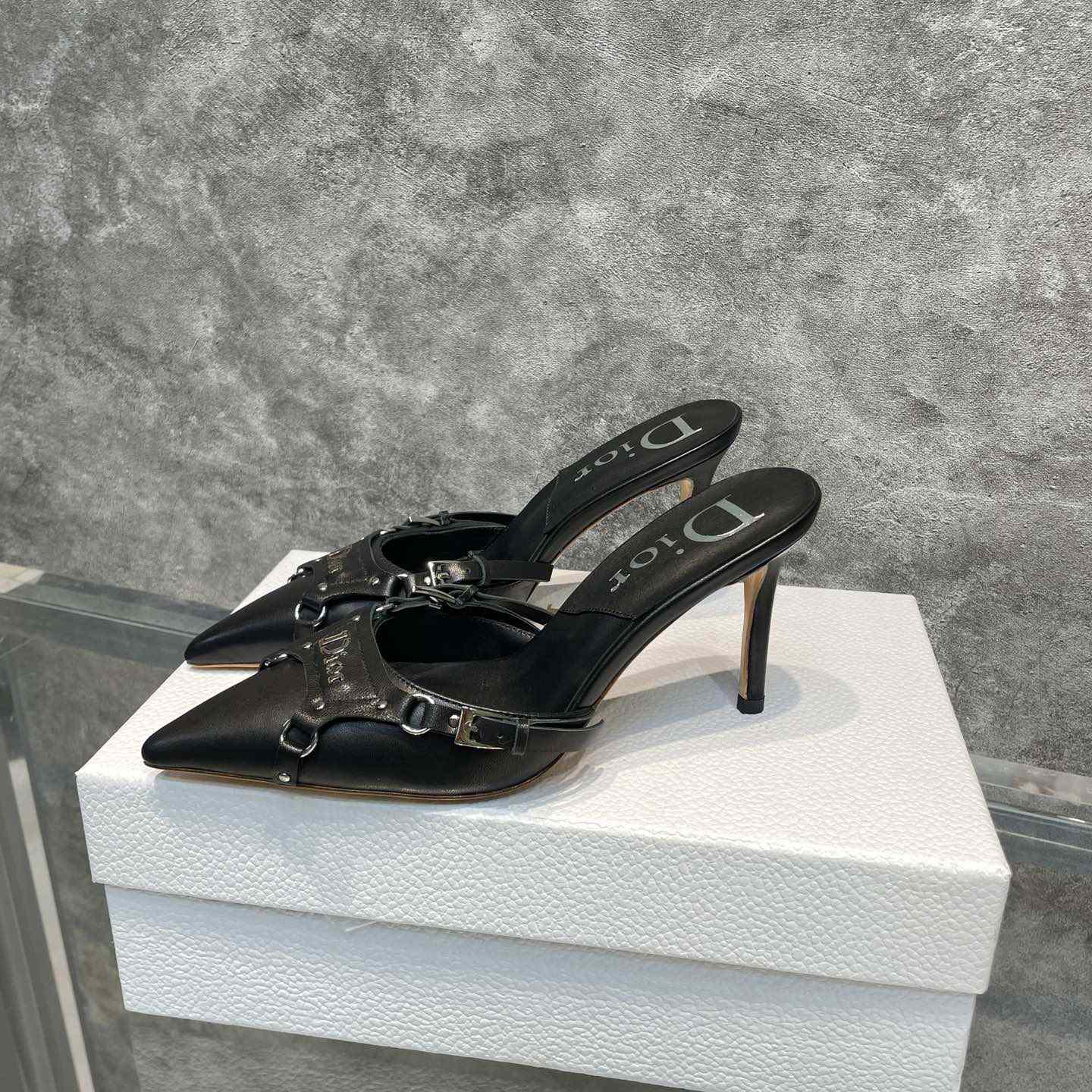 Dior Black Leather Pump - DopestKickz