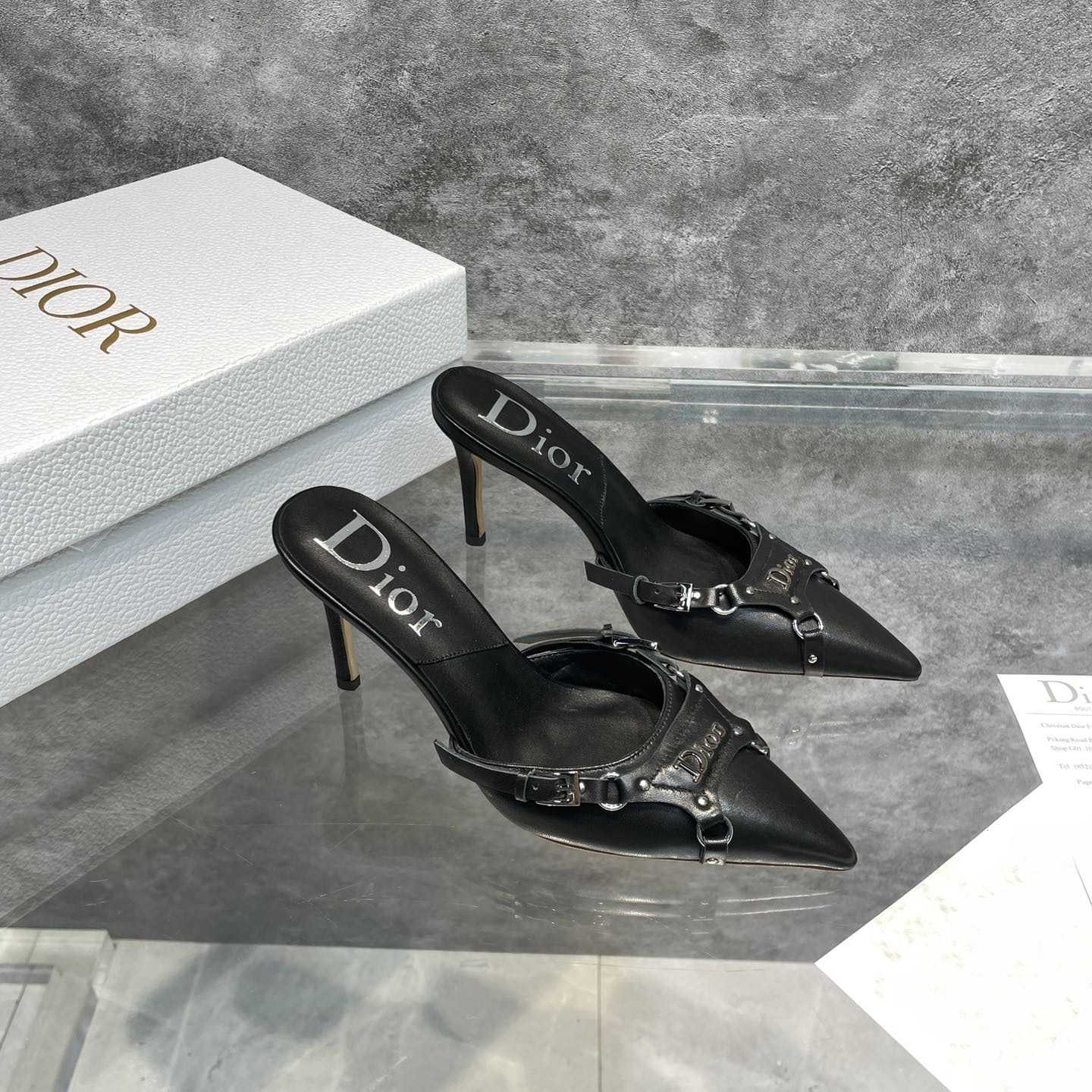 Dior Black Leather Pump - DopestKickz