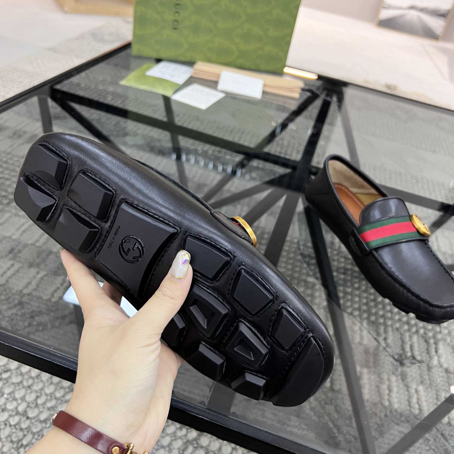 Gucci Men's Loafer With Interlocking G(upon uk size) - DopestKickz