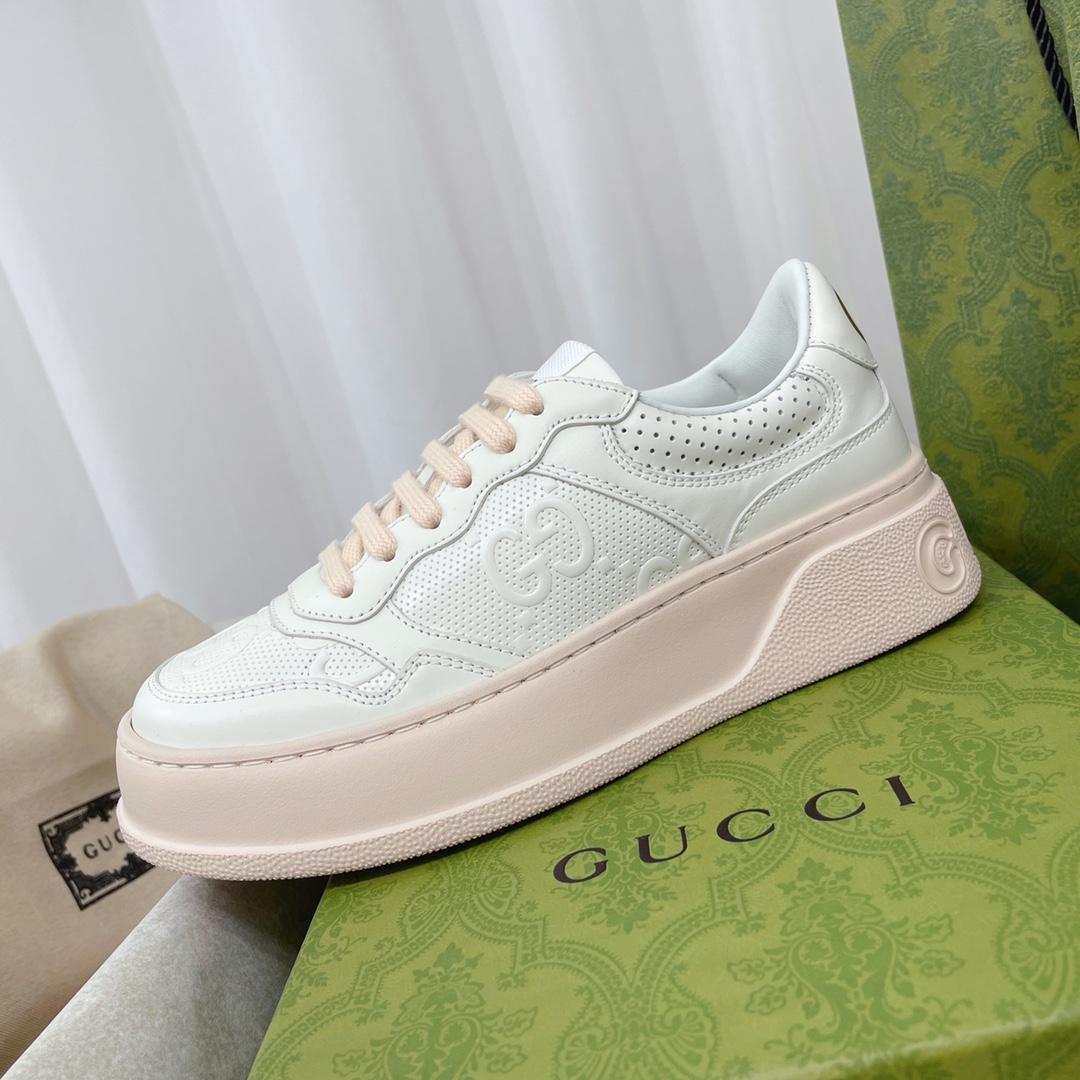 Gucci GG Embossed Sneaker - DopestKickz