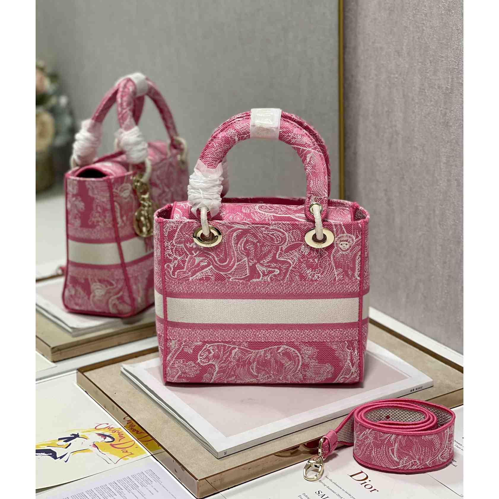 Dior Medium Lady D-Lite Bag(24-20-11cm) - DopestKickz