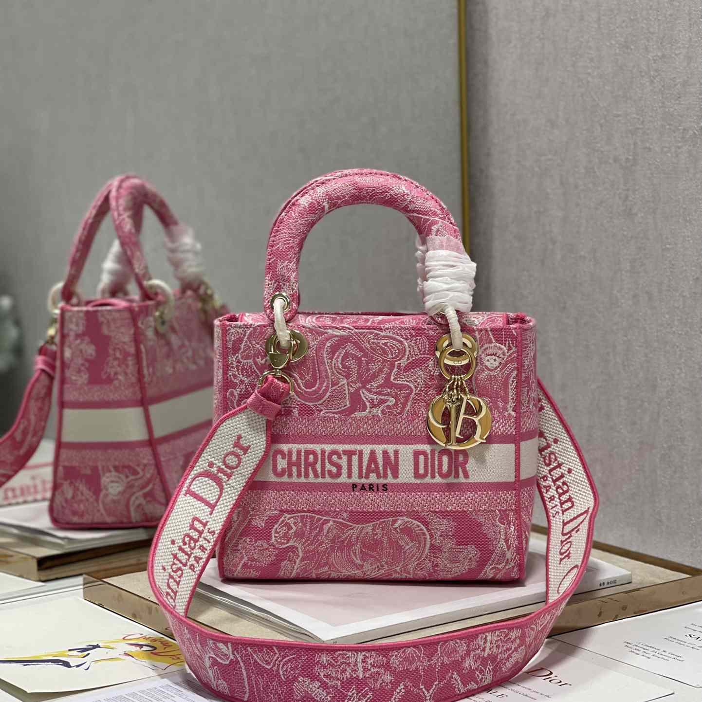 Dior Medium Lady D-Lite Bag(24-20-11cm) - DopestKickz