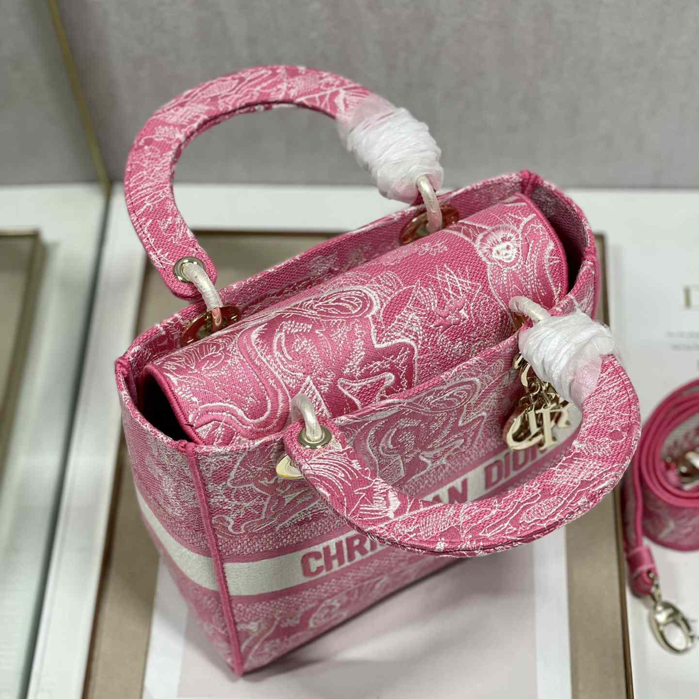 Dior Medium Lady D-Lite Bag(24-20-11cm) - DopestKickz
