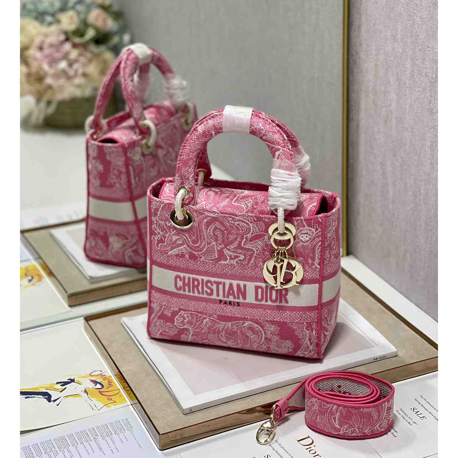 Dior Medium Lady D-Lite Bag(24-20-11cm) - DopestKickz