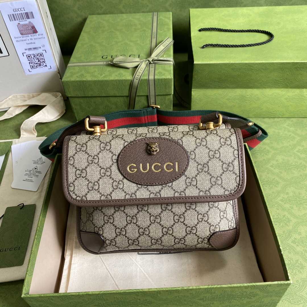 Gucci Neo Vintage Small Messenger Bag(22-16.5-4cm) - DopestKickz