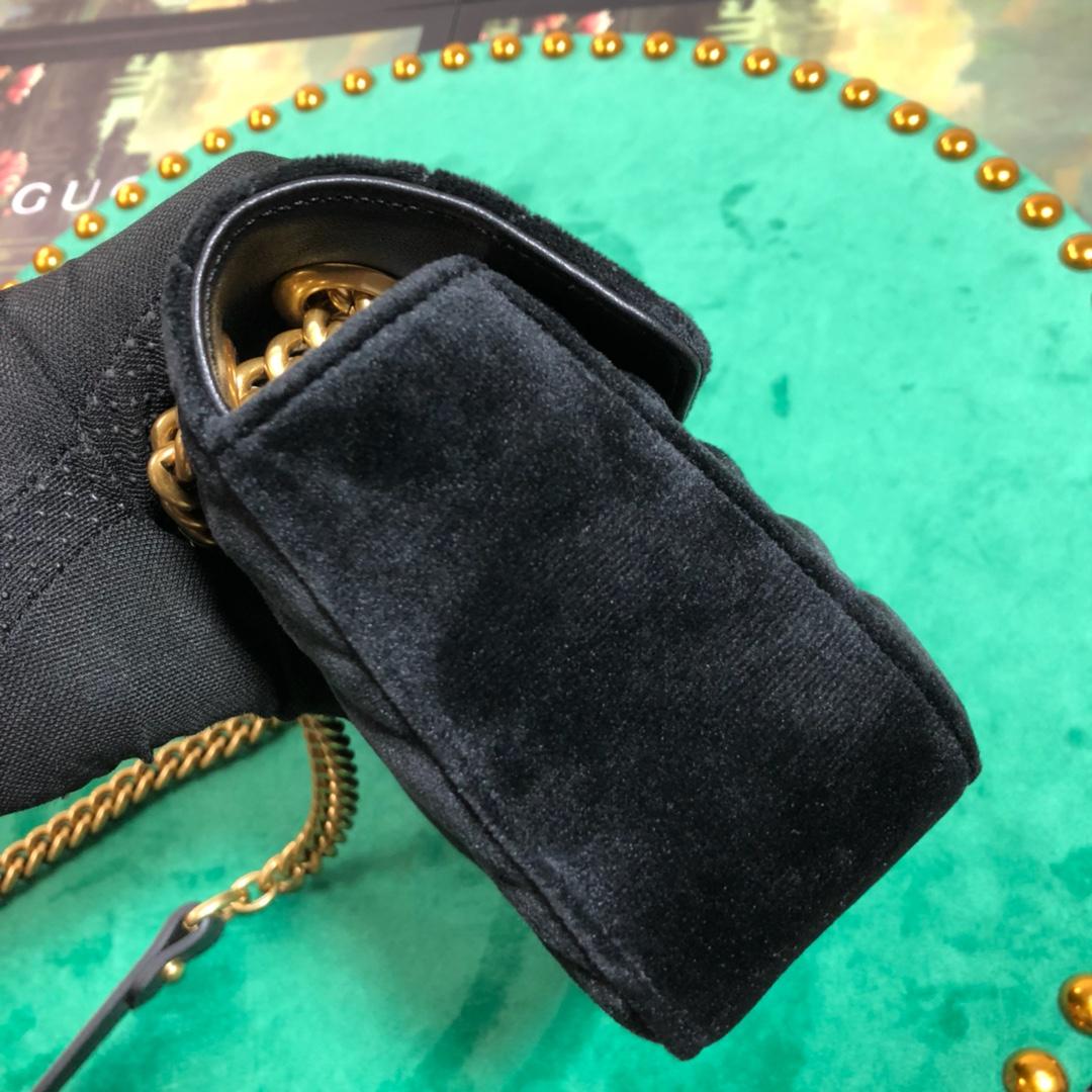 Gucci GG Marmont Mini Shoulder Bag(22-13-6cm) - DopestKickz