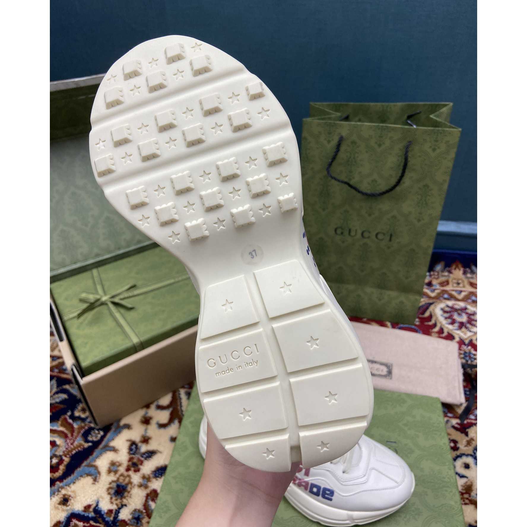 Gucci Women's Rhyton Gucci Love Parade Sneaker - DopestKickz