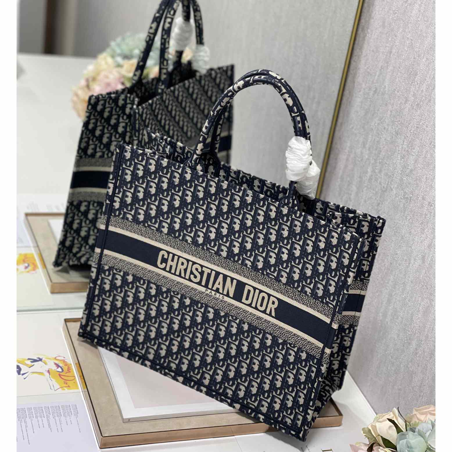 Dior Large Dior Book Tote(41-32cm) - DopestKickz
