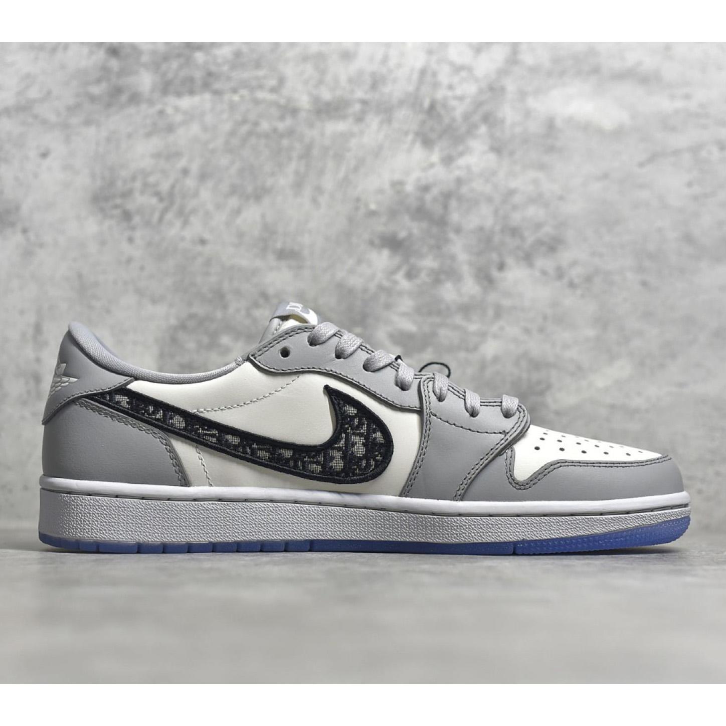 Dior x Air Jordan 1  Low Sneaker  - DopestKickz
