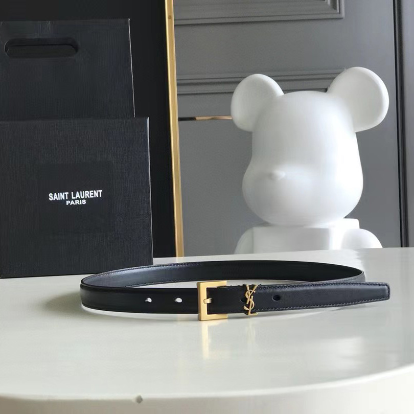 Saint Laurent Leather Belt  (20mm/30mm) - DopestKickz