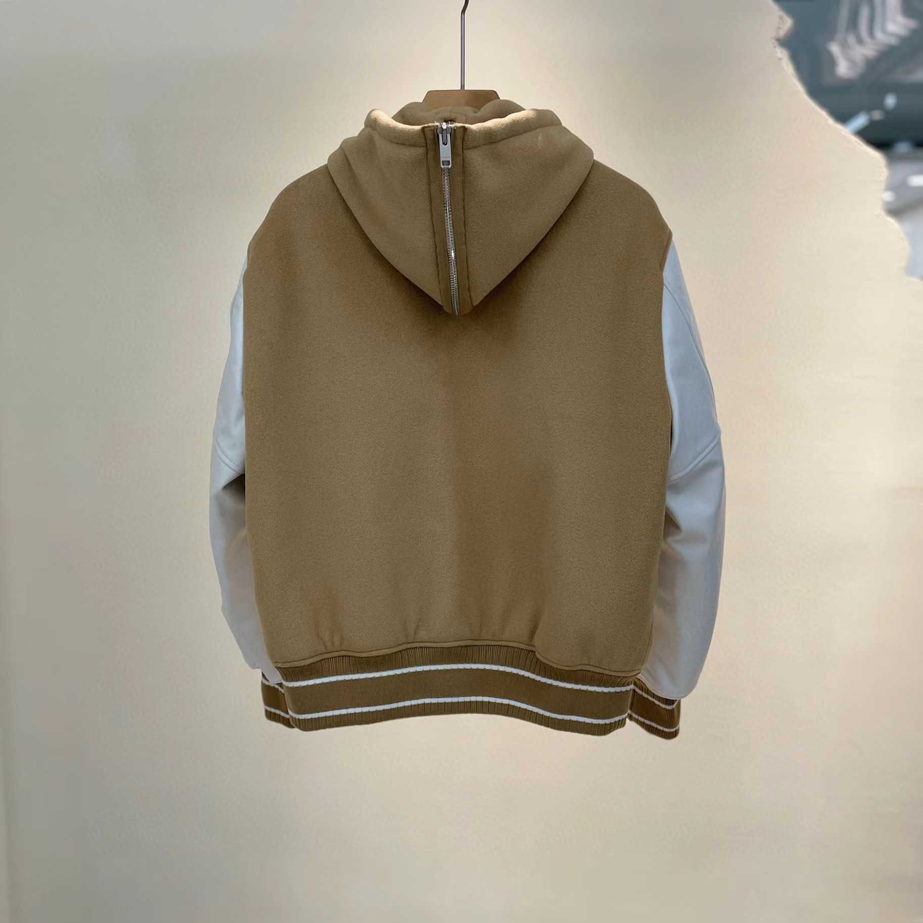 Givenchy New Hooded Bomber Jacket In Wool And Givenchy Leather - DopestKickz