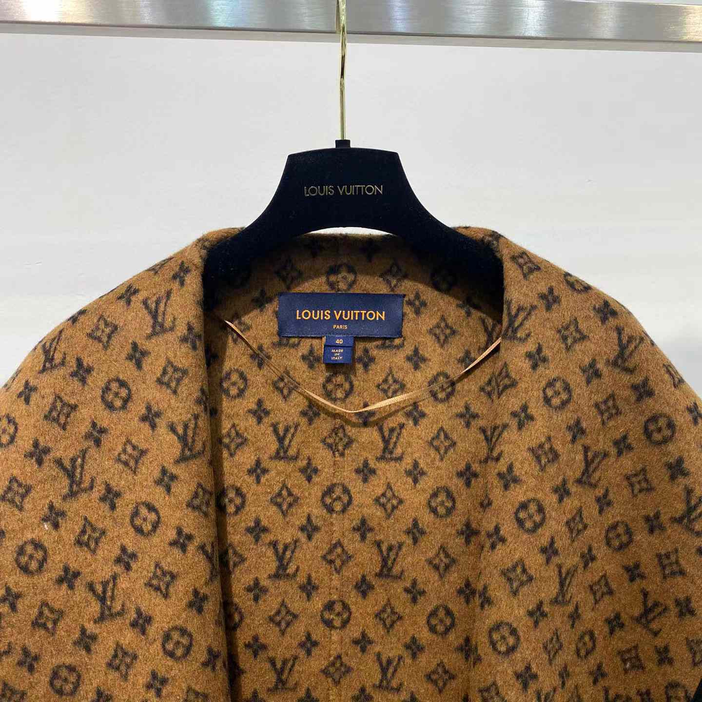 Louis Vuitton Signature Double Face Short Wrap Coat     - DopestKickz