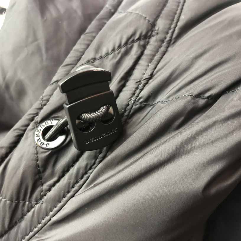 Burberry Logo Appliqué Nylon Puffer Coat - DopestKickz