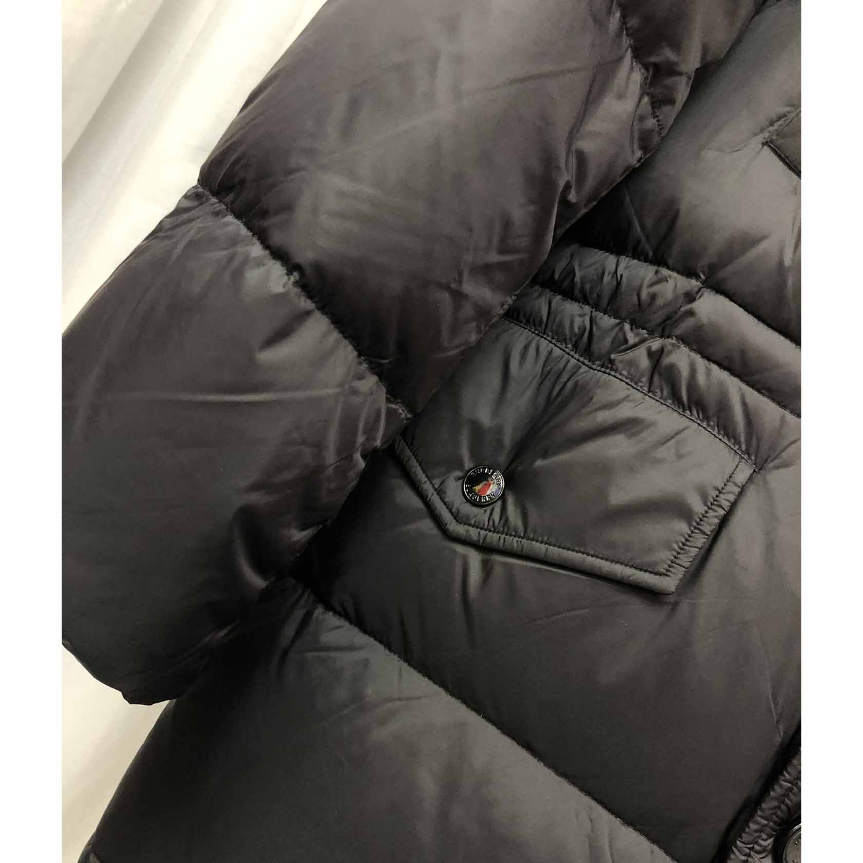 Burberry Logo Appliqué Nylon Puffer Coat - DopestKickz