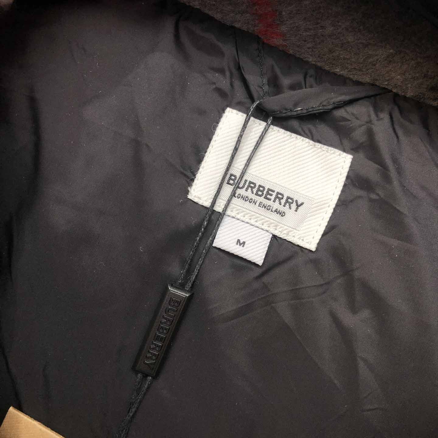 Burberry Logo Appliqué Nylon Puffer Coat - DopestKickz