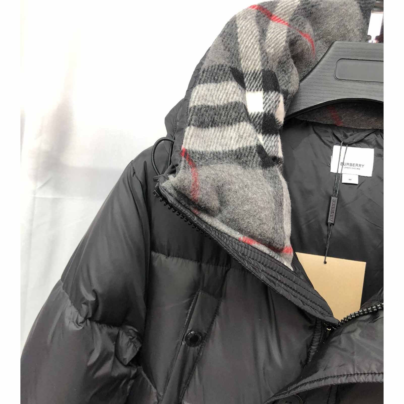 Burberry Logo Appliqué Nylon Puffer Coat - DopestKickz