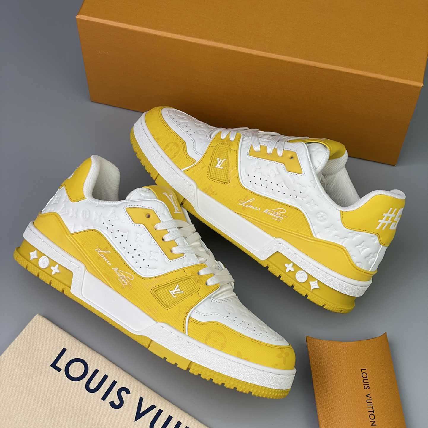 Louis Vuitton Trainer Sneaker (Upon UK Size) - DopestKickz