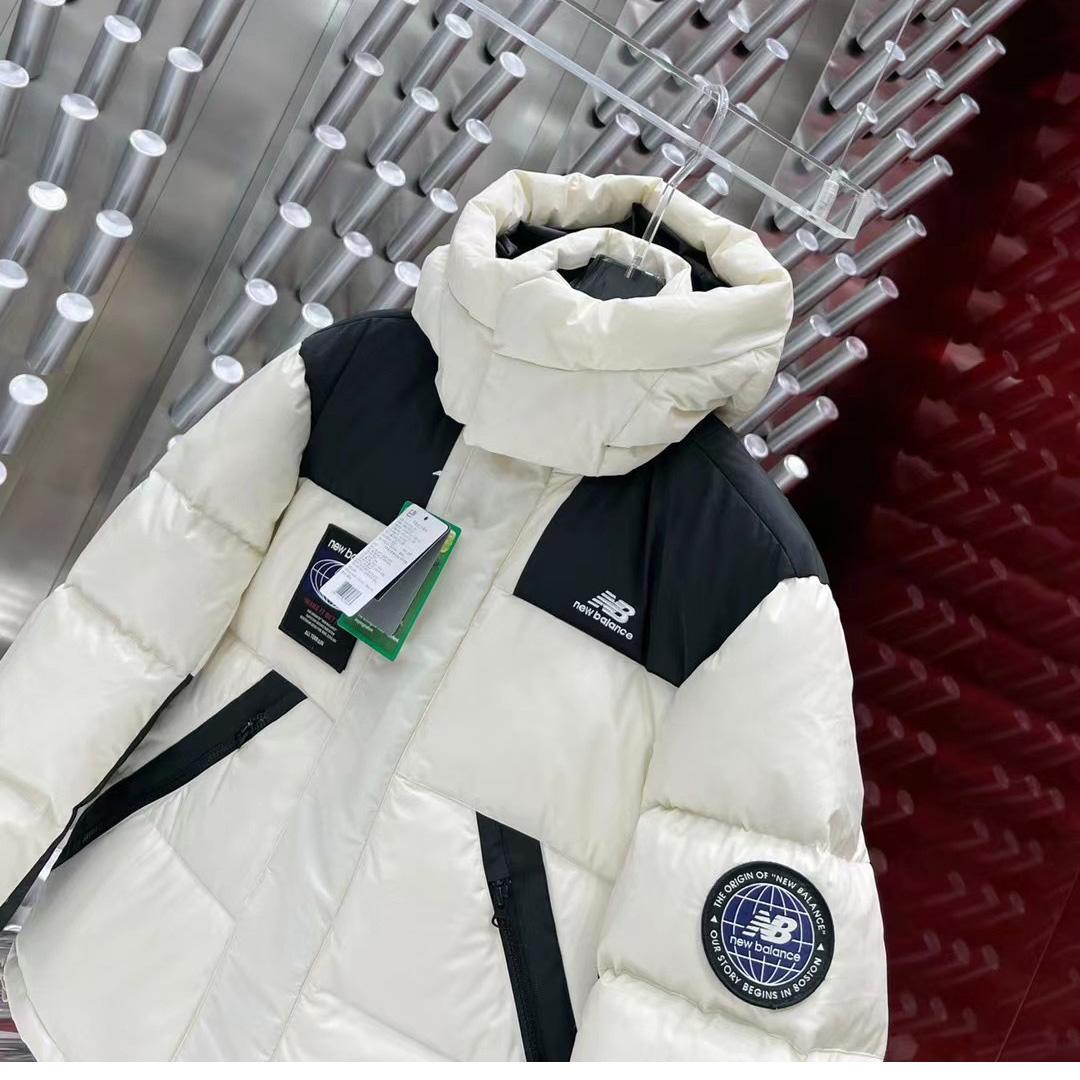 New Balance Hooded Puffer Short Down Jacket - DopestKickz