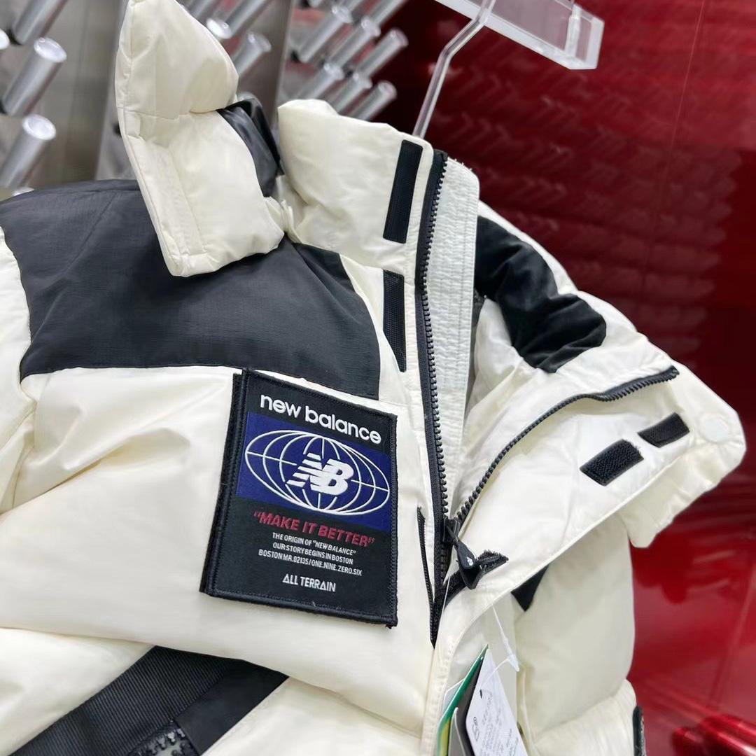 New Balance Hooded Puffer Short Down Jacket - DopestKickz