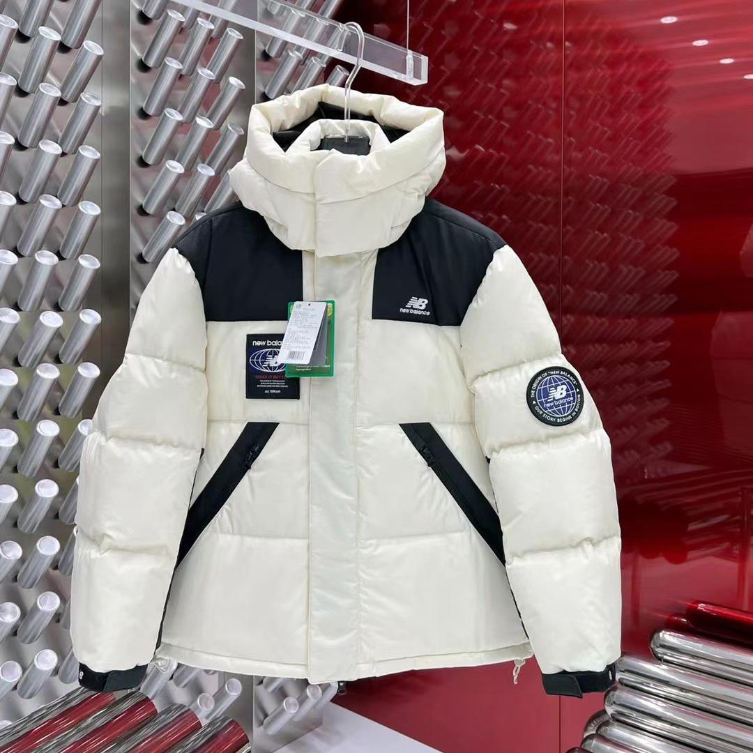 New Balance Hooded Puffer Short Down Jacket - DopestKickz