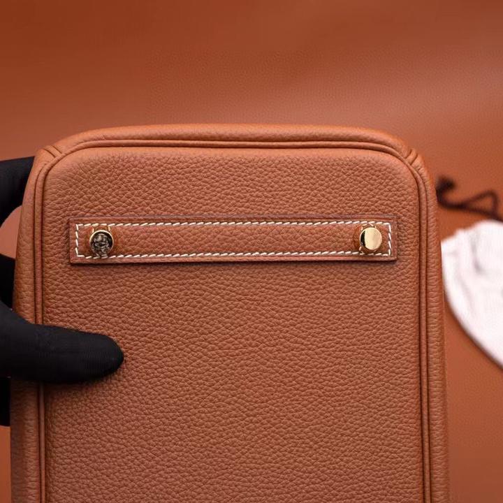 Hermes Birkin 30 Fjord Leather Gold Handbag （25-20-13CM） - DopestKickz