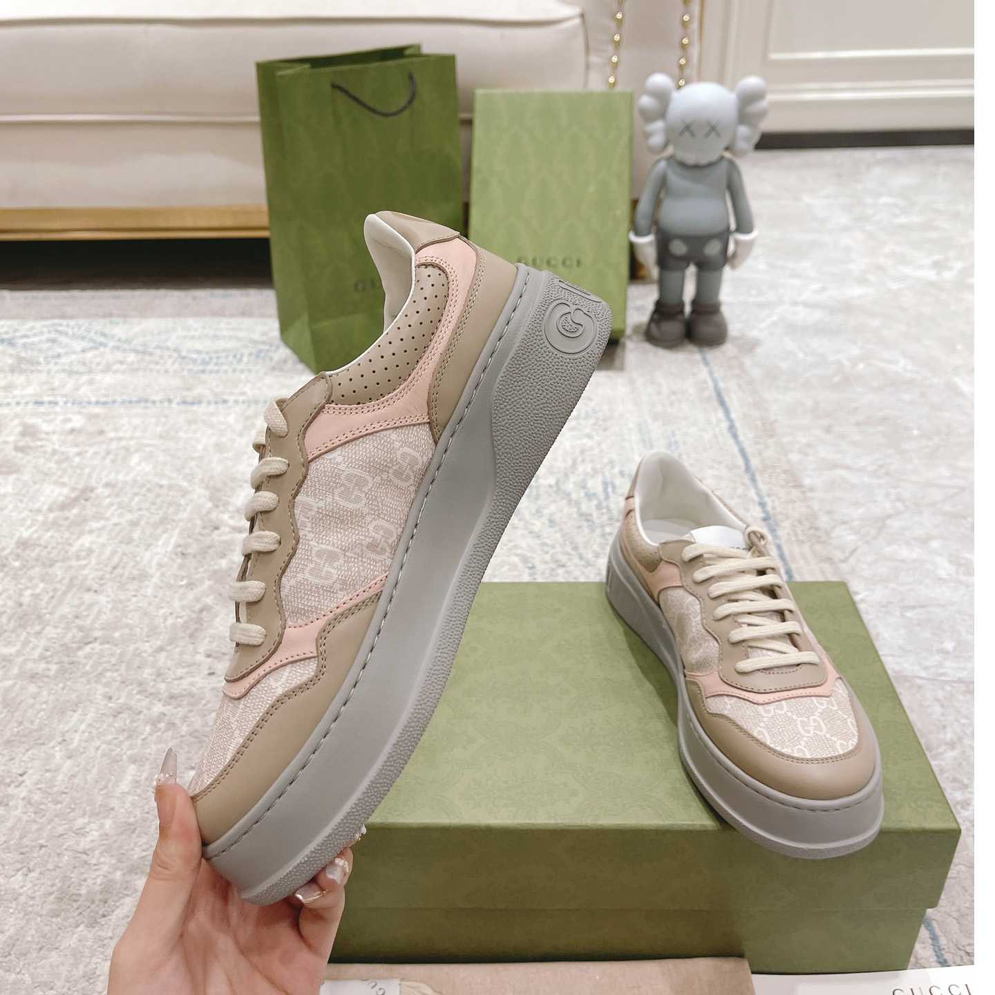 Gucci GG Chunky B Men's &Women's GG Sneakers(Upon UK Size) - DopestKickz