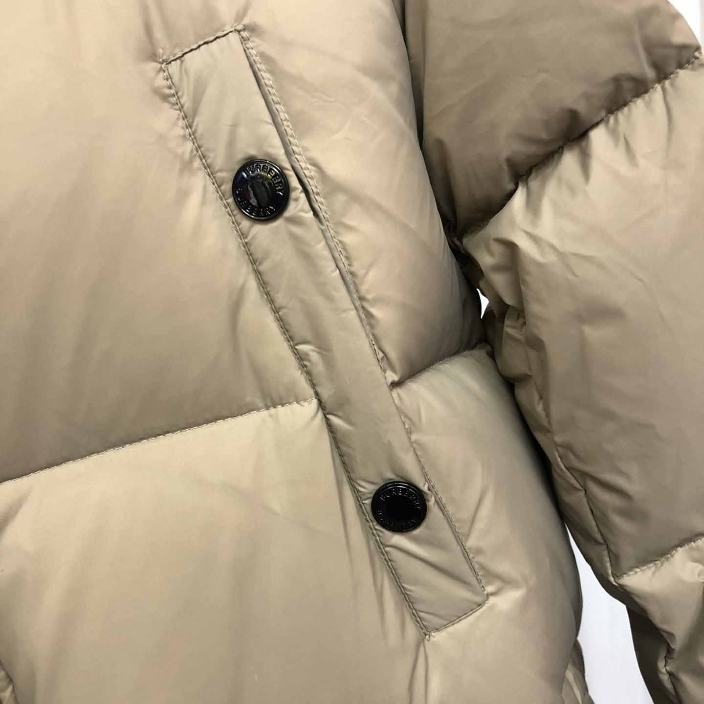 Burberry Logo Appliqué Nylon Puffer Coat - DopestKickz