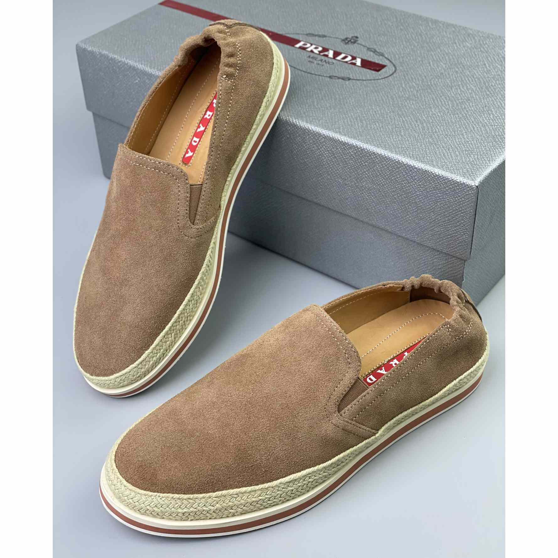 Prada Male Loafers - DopestKickz