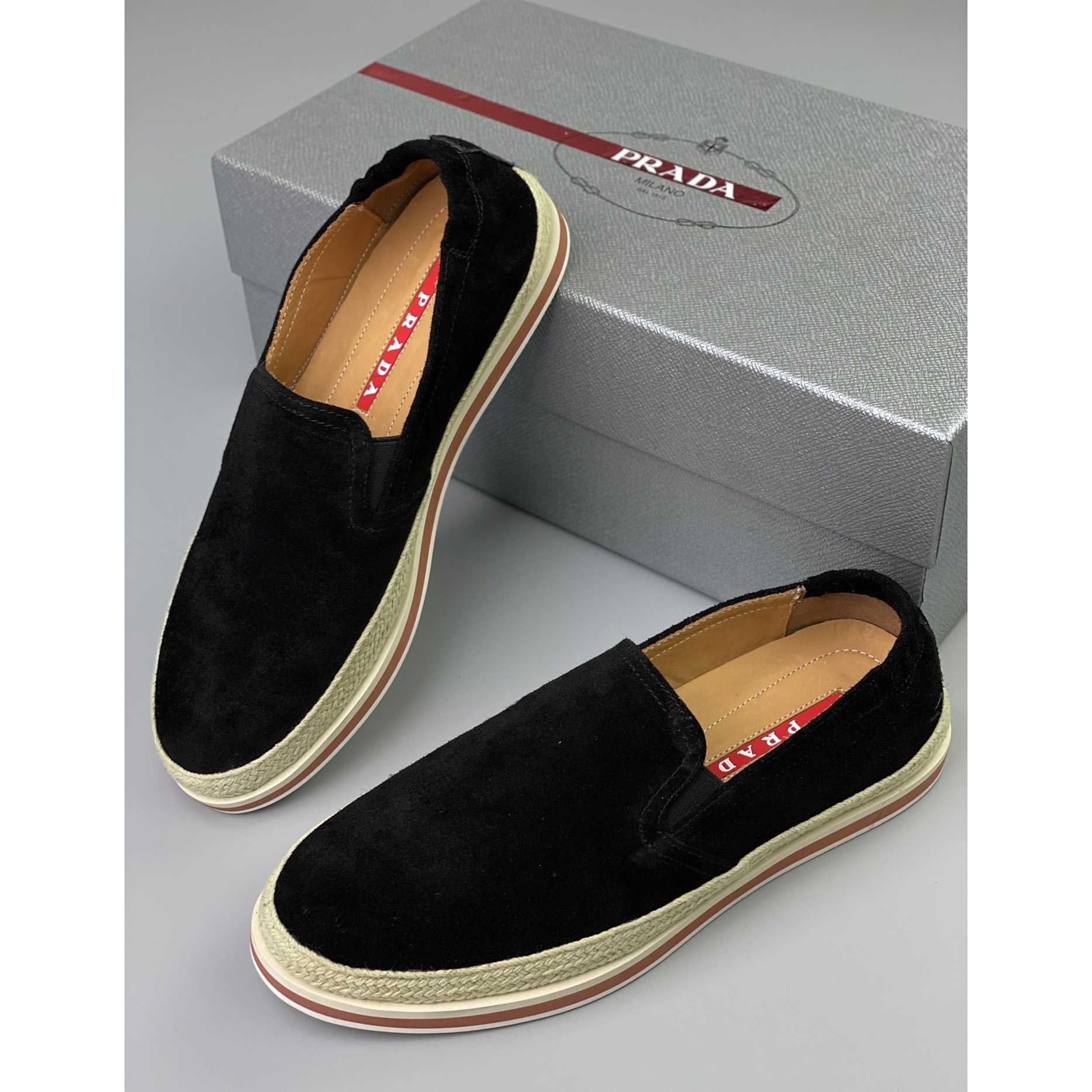 Prada Male Loafers - DopestKickz