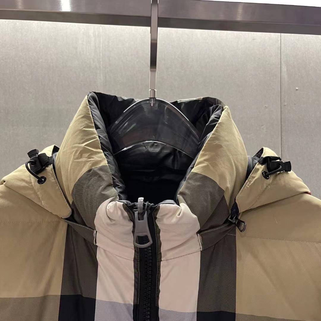 Burberry Reversible Exaggerated Check Nylon Puffer Jacket - DopestKickz