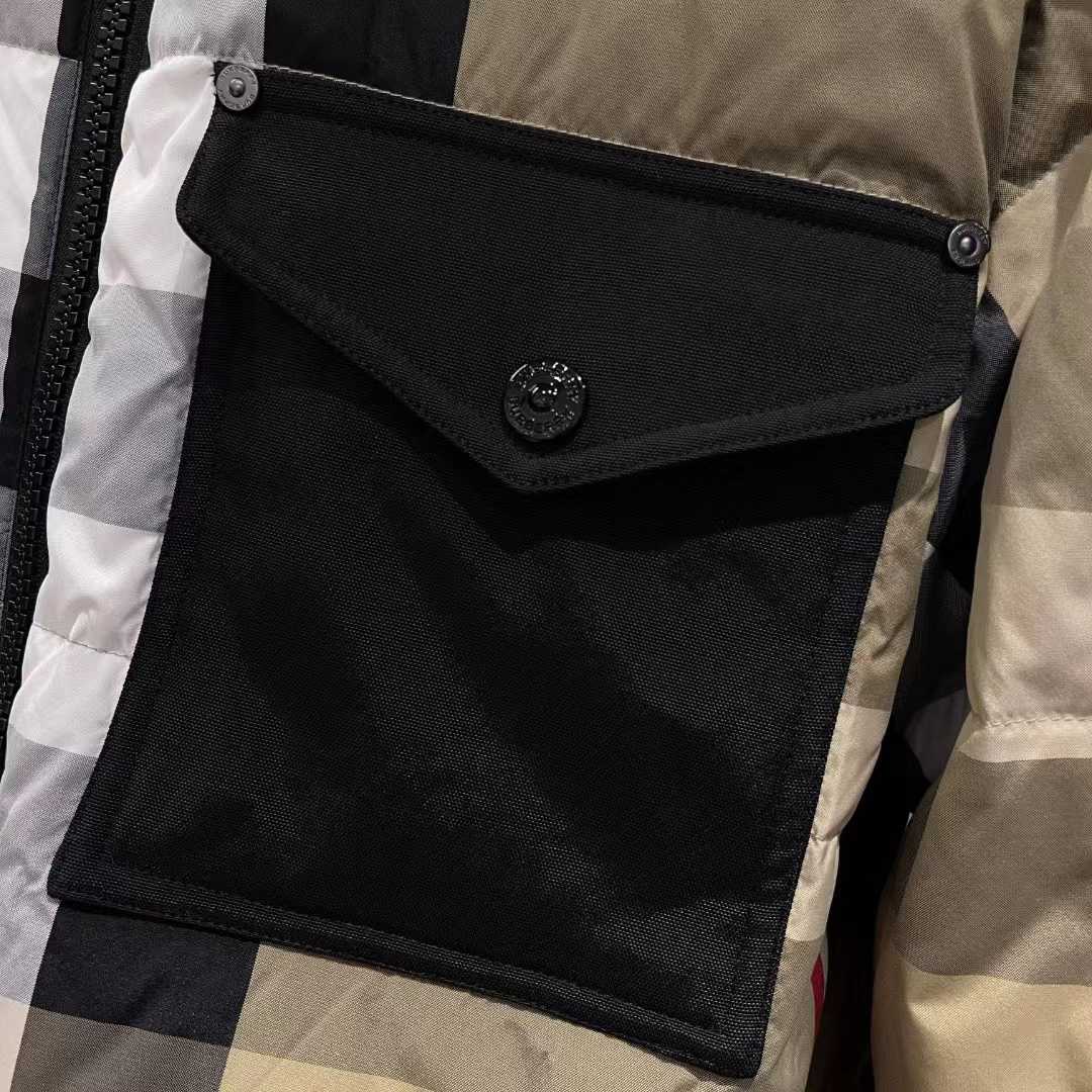 Burberry Reversible Exaggerated Check Nylon Puffer Jacket - DopestKickz