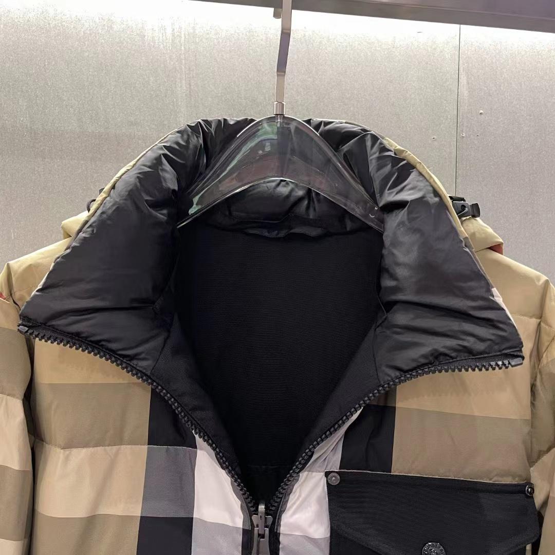 Burberry Reversible Exaggerated Check Nylon Puffer Jacket - DopestKickz