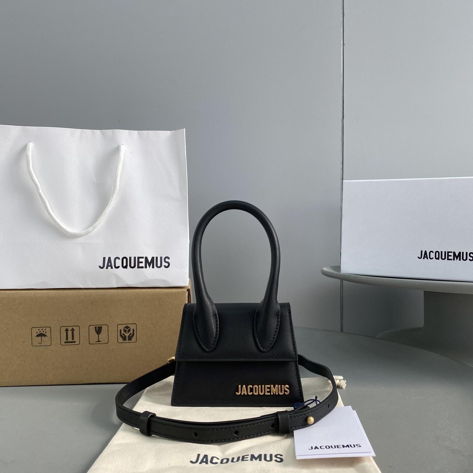 Jacquemus Le Chiquito Signature Leather Mini Handbag.(12-8-5cm) - DopestKickz