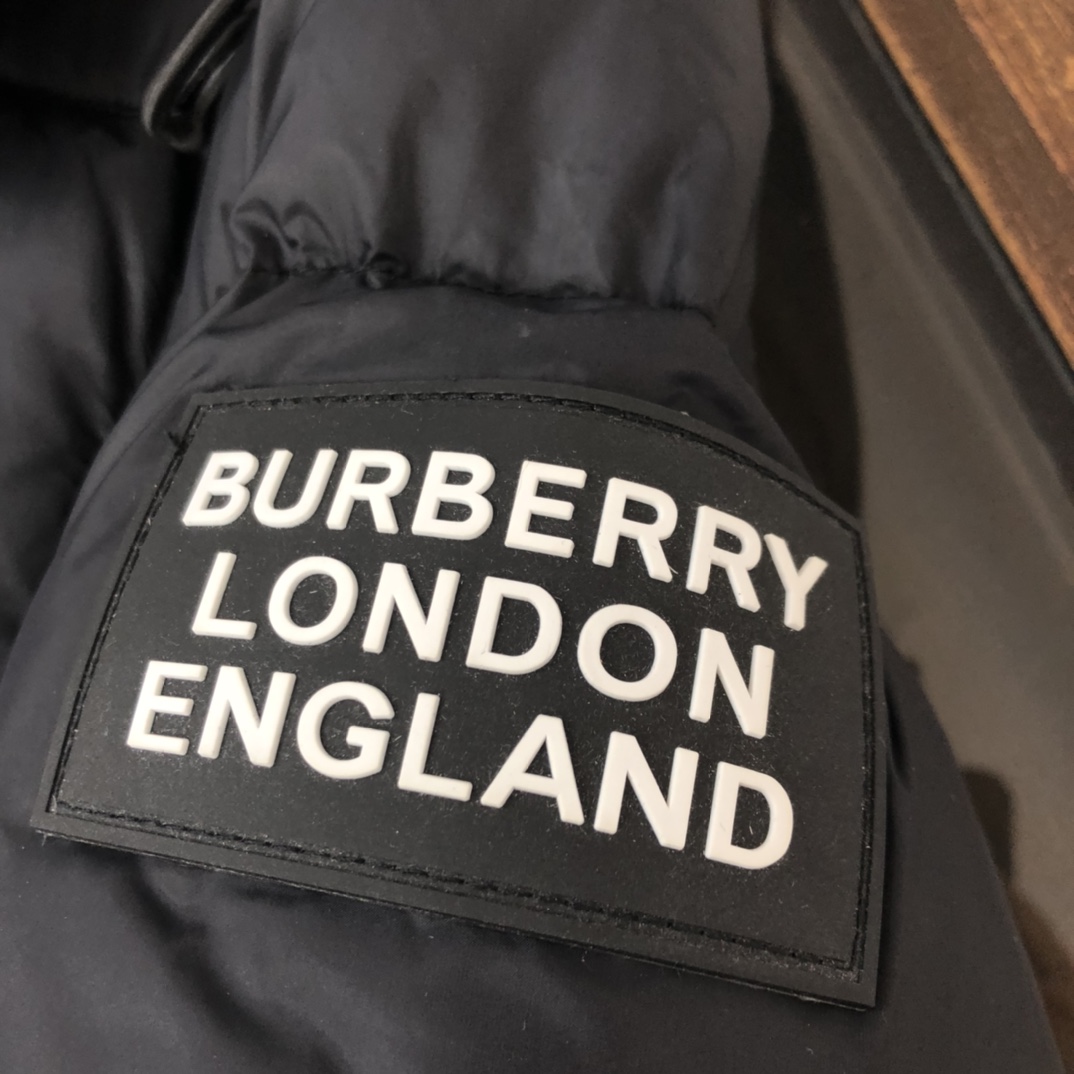Burberry Hooded Quilted Nylon Down Jacket With Detachable Sleeves - DopestKickz