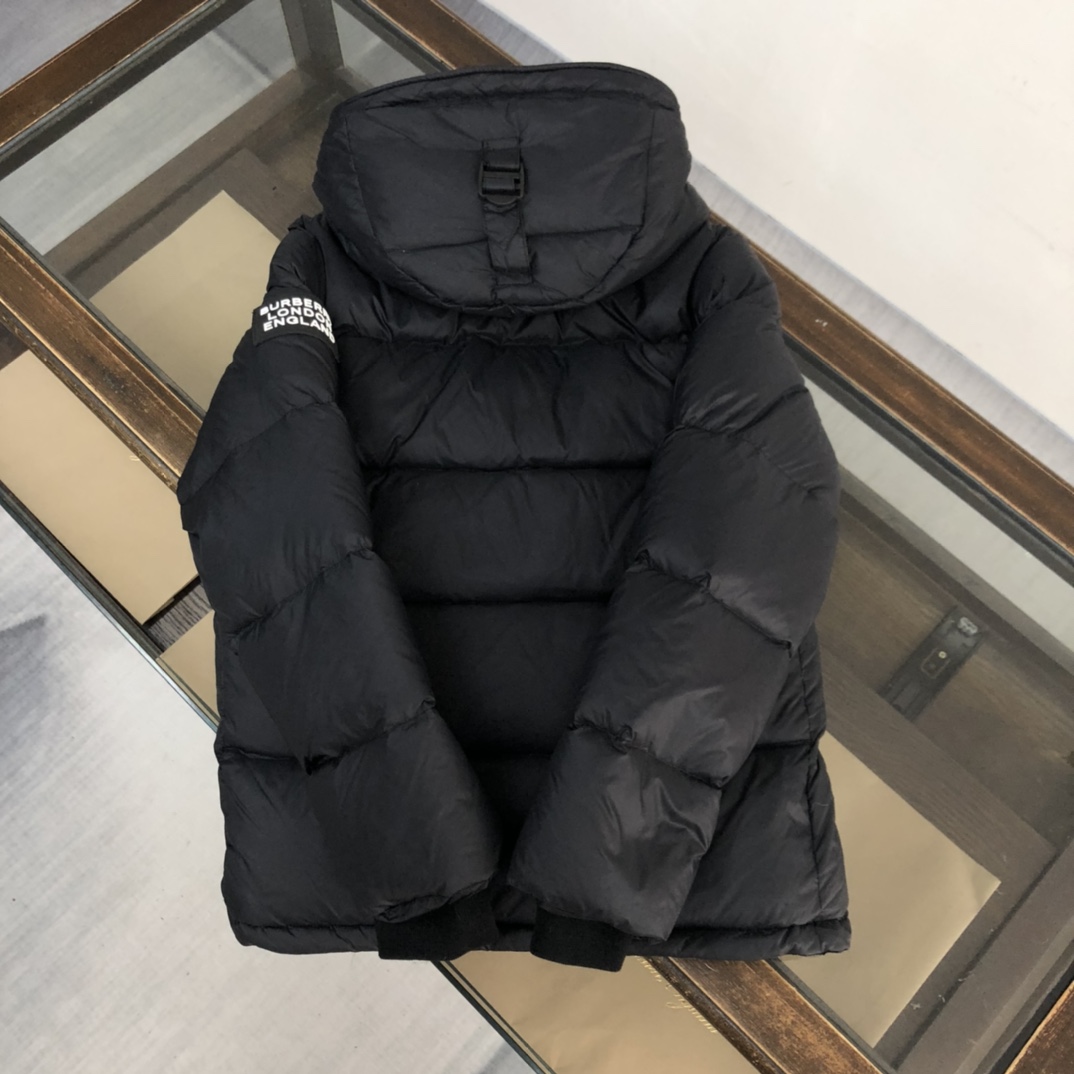 Burberry Hooded Quilted Nylon Down Jacket With Detachable Sleeves - DopestKickz