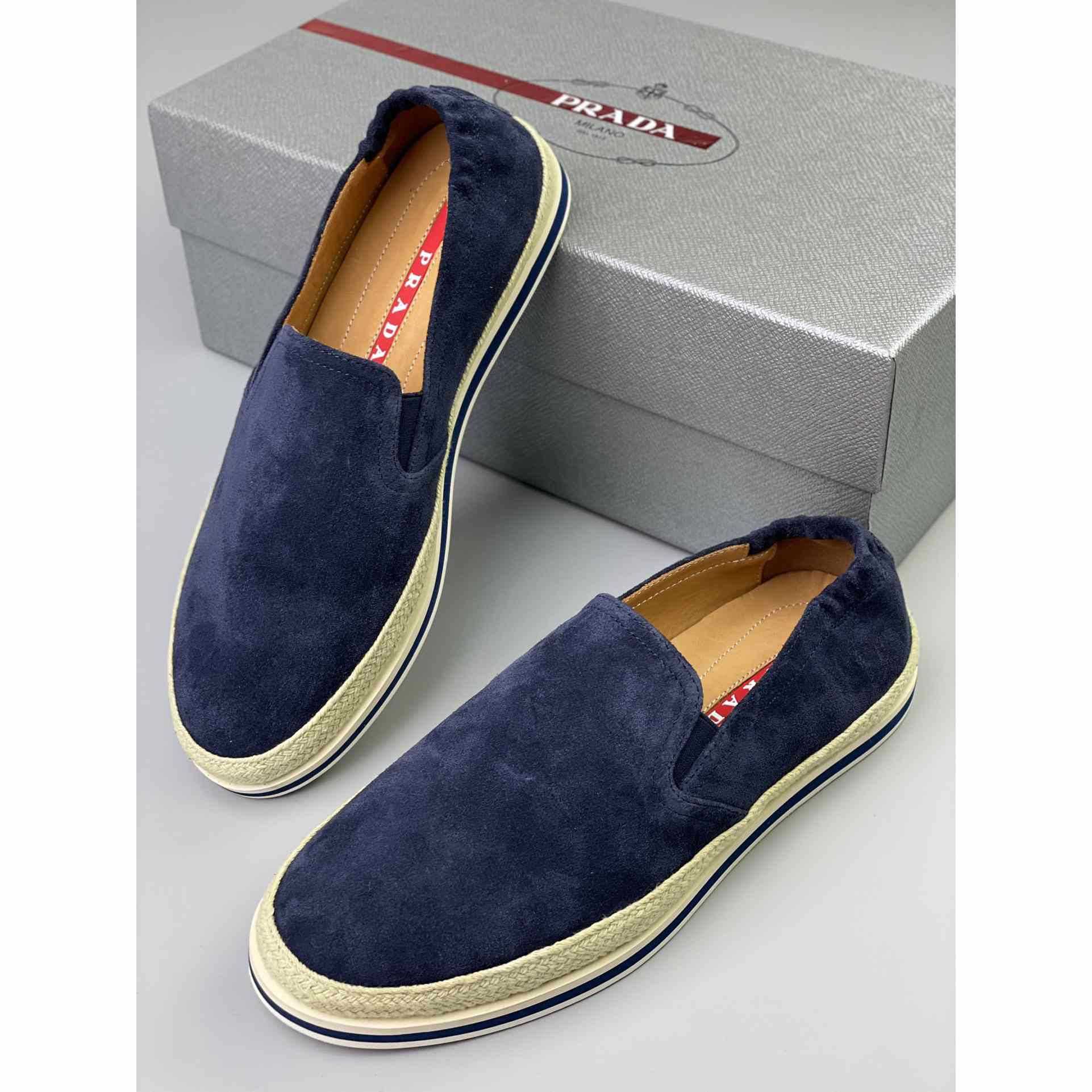 Prada Male Loafers - DopestKickz