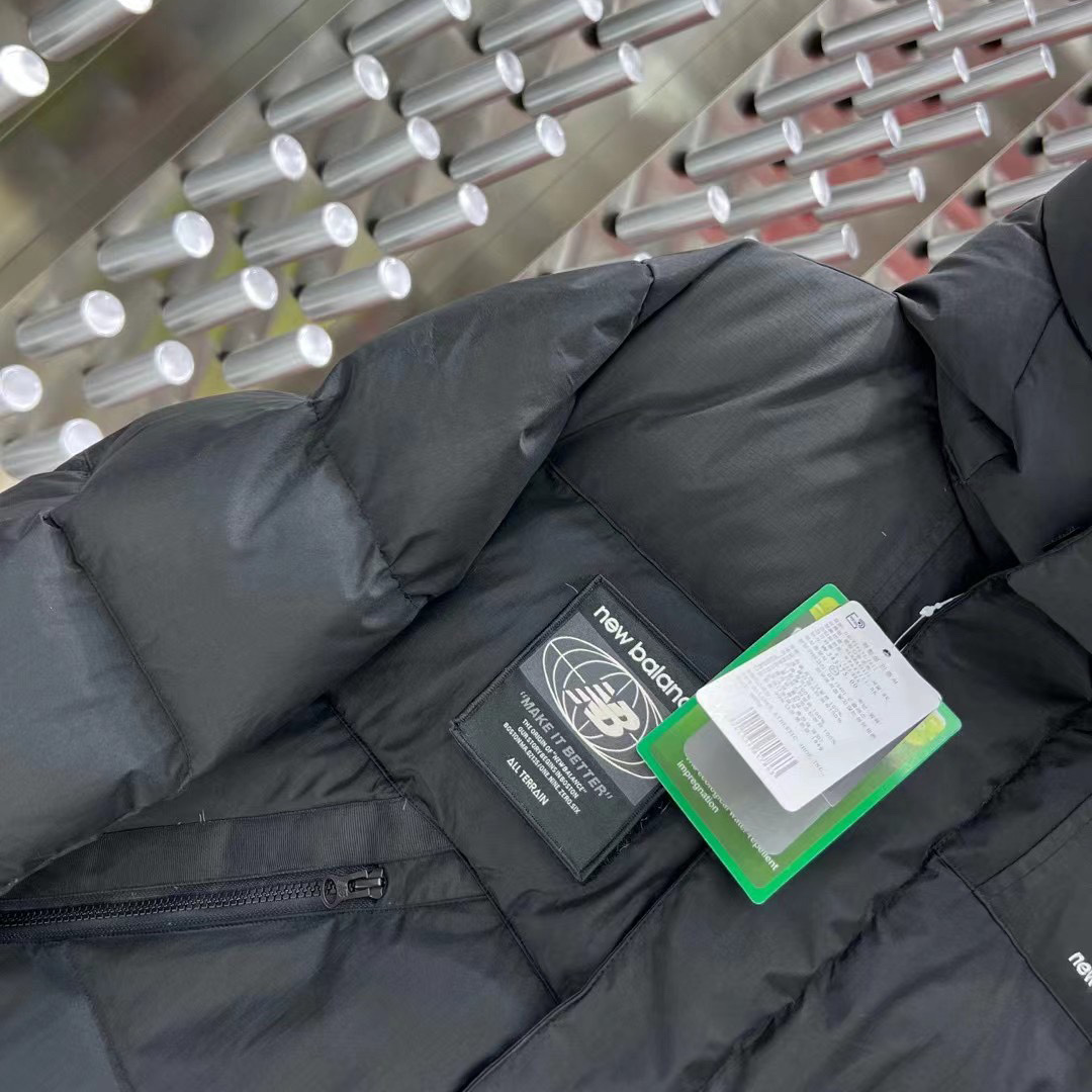 New Balance Hooded Puffer Short Down Jacket - DopestKickz