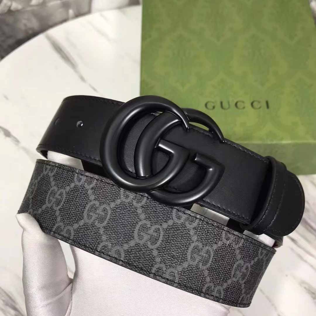 Gucci Belt With GG Buckle - DopestKickz