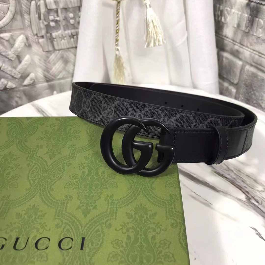 Gucci Belt With GG Buckle - DopestKickz