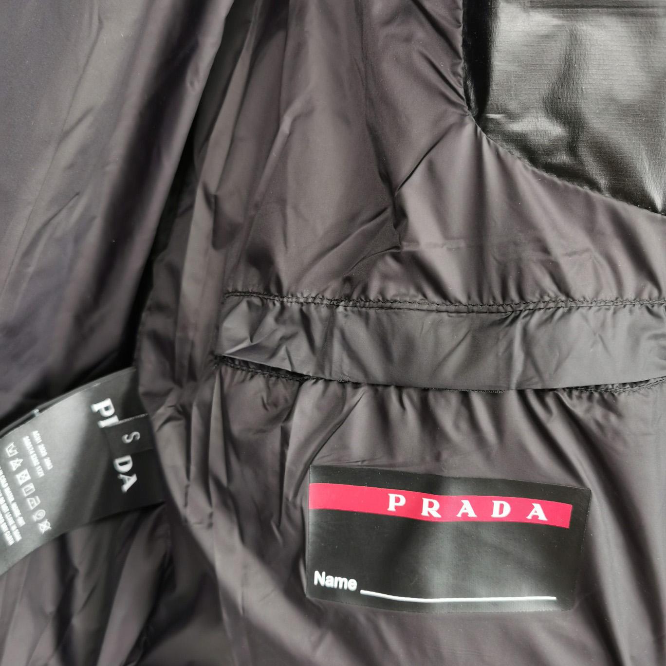 Prada Light Nylon Hooded Puffer Jacket - DopestKickz