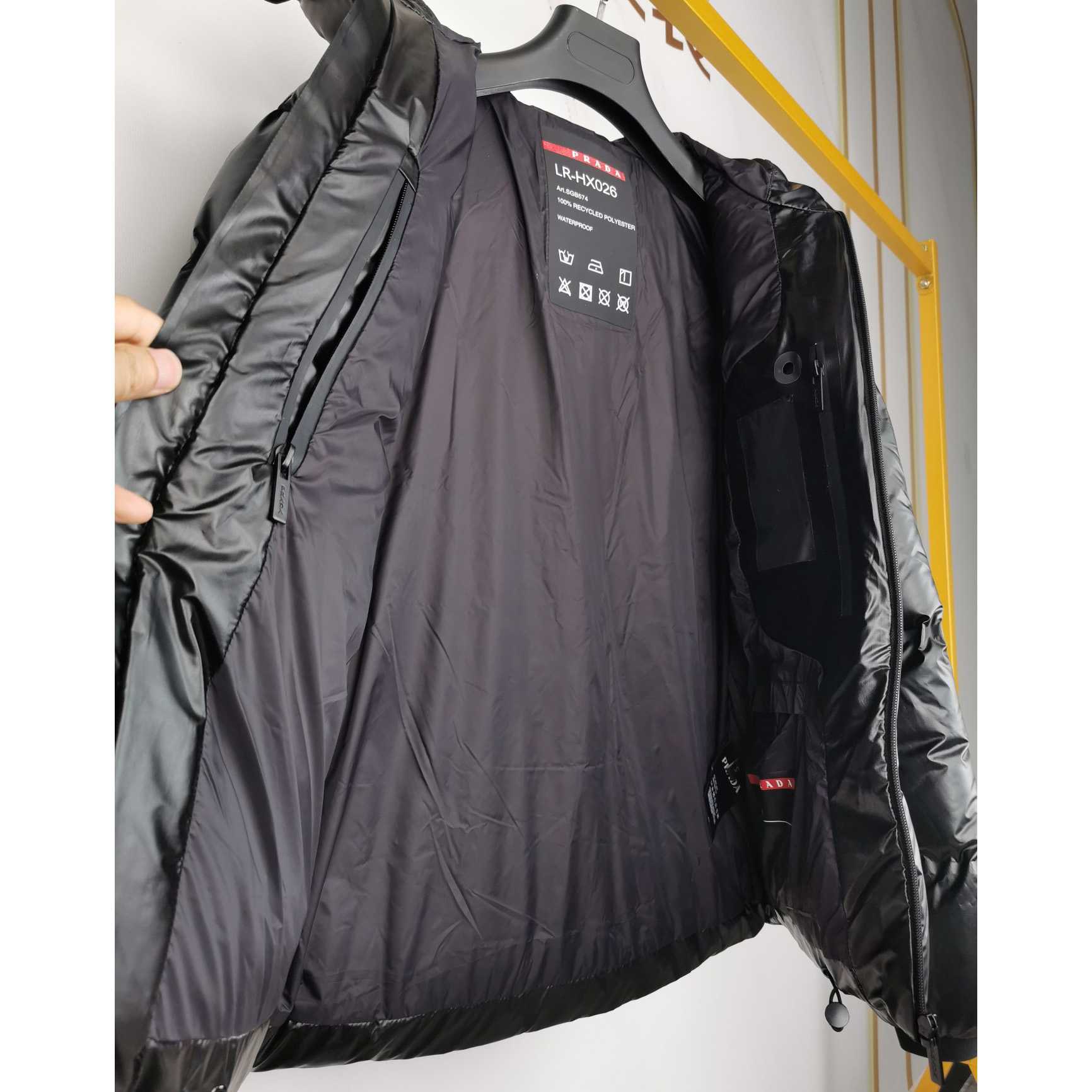 Prada Light Nylon Hooded Puffer Jacket - DopestKickz
