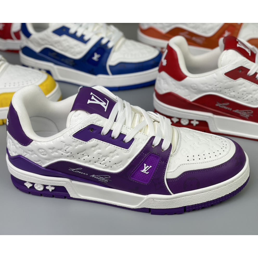 Louis Vuitton Trainer Sneaker (Upon UK Size) - DopestKickz