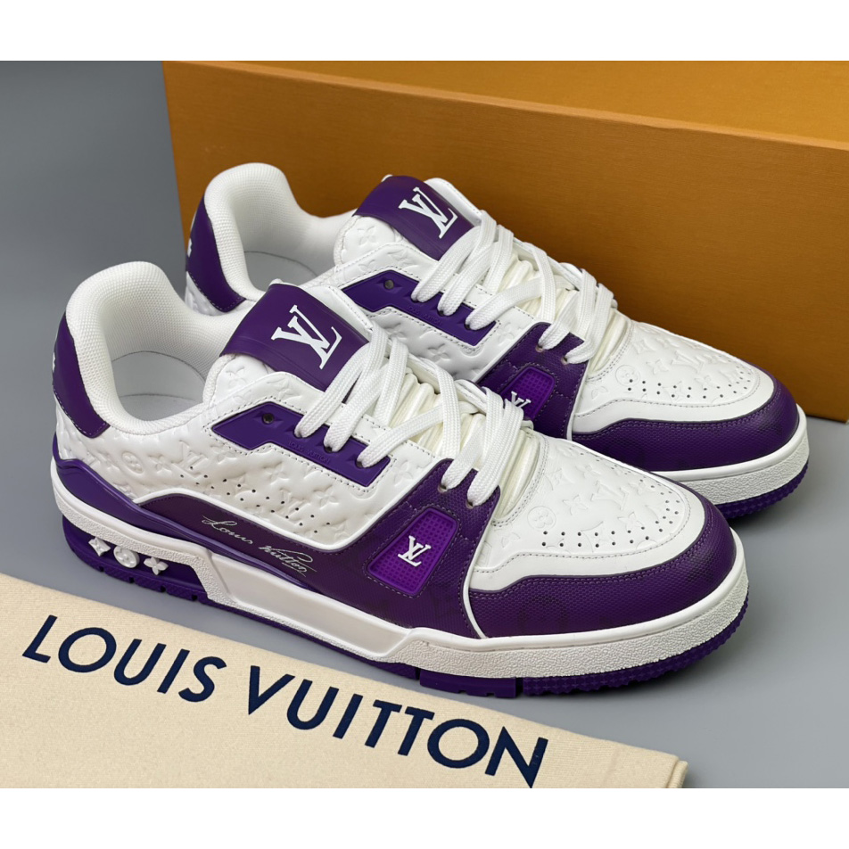 Louis Vuitton Trainer Sneaker (Upon UK Size) - DopestKickz