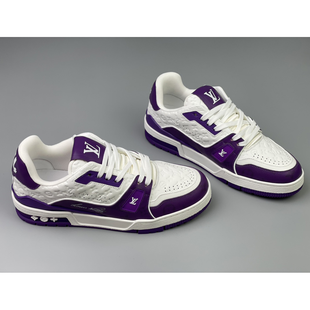 Louis Vuitton Trainer Sneaker (Upon UK Size) - DopestKickz