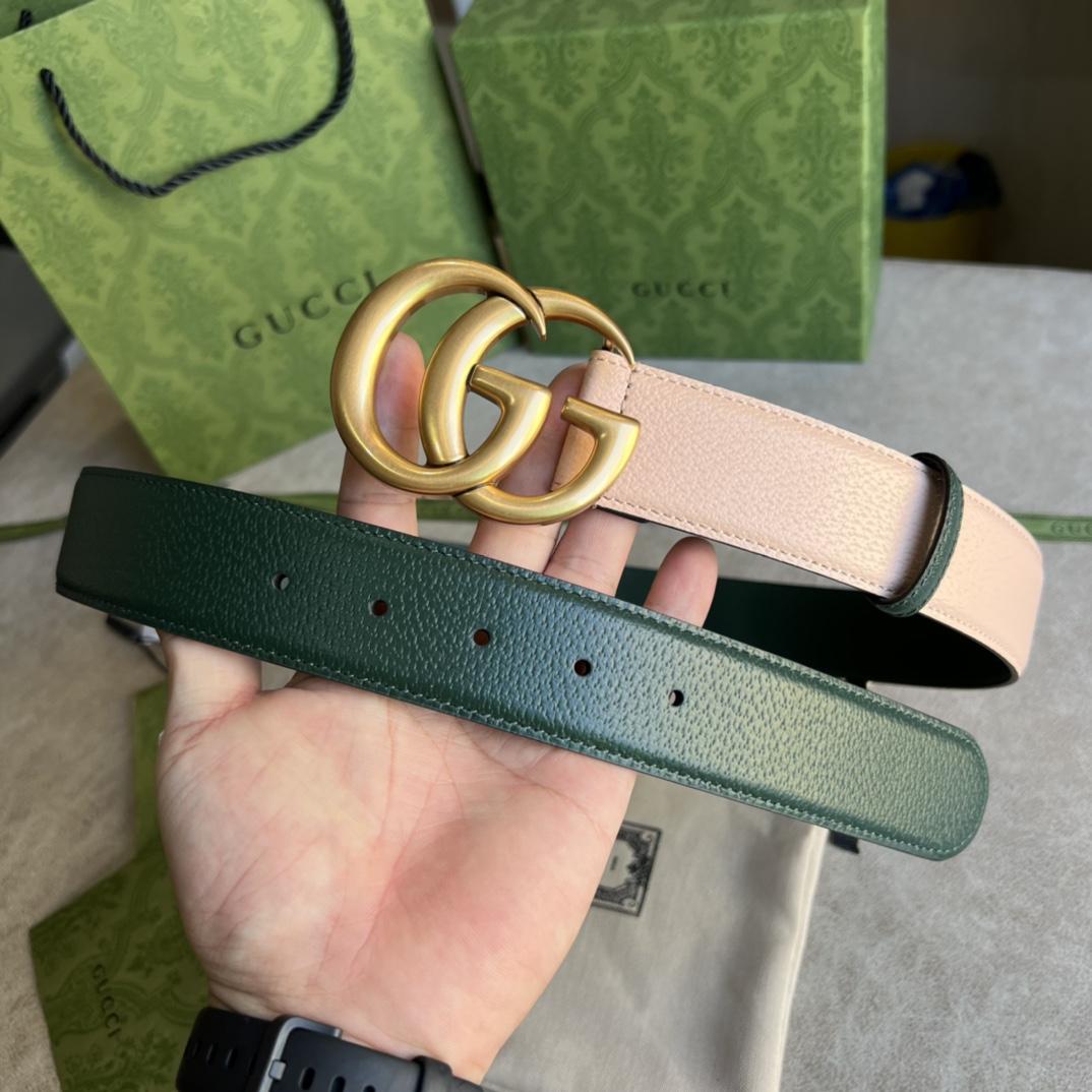 Gucci Belt With Double G - DopestKickz