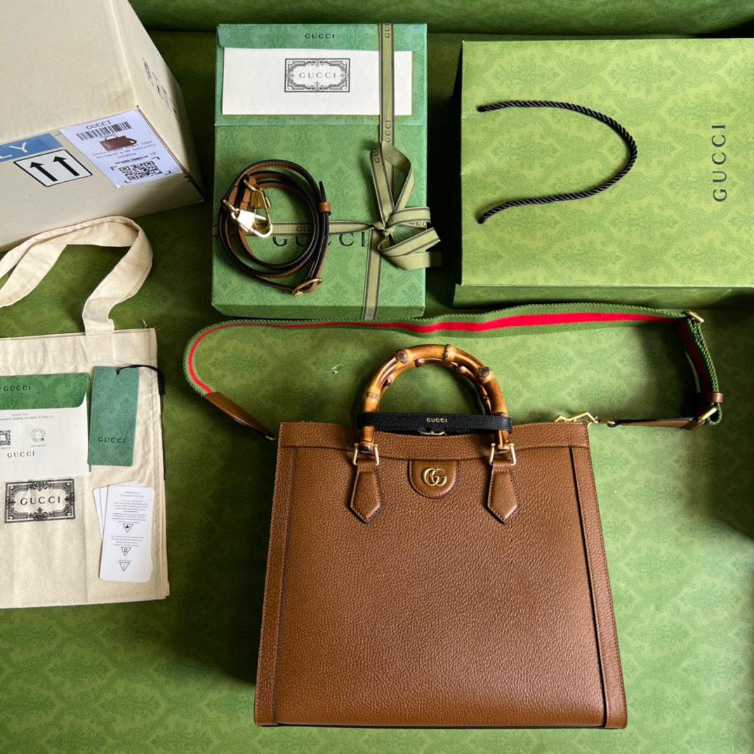Gucci Diana Large Tote Bag(35-30-14cm) - DopestKickz