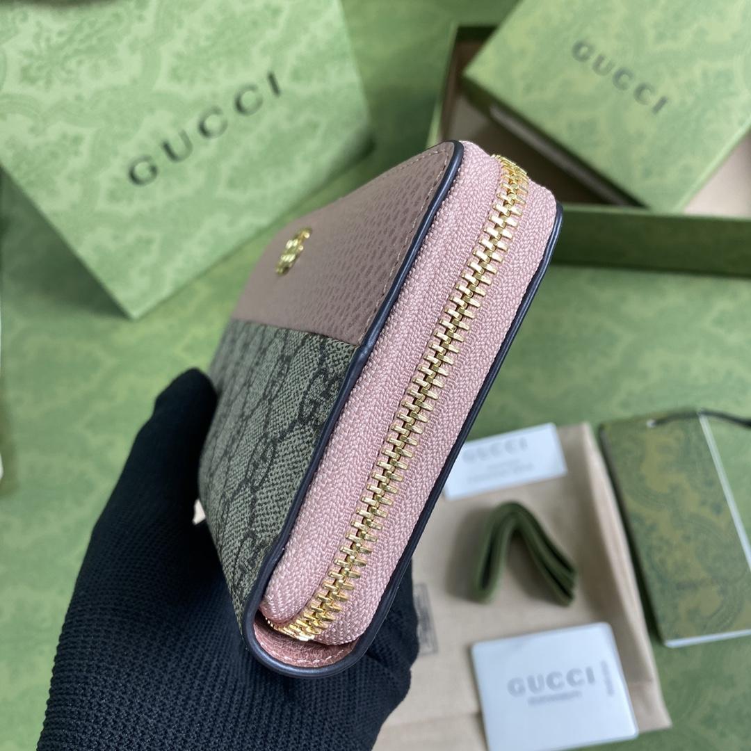 Gucci GG Marmont Zip Around Wallet(19-10-3.5cm)    - DopestKickz